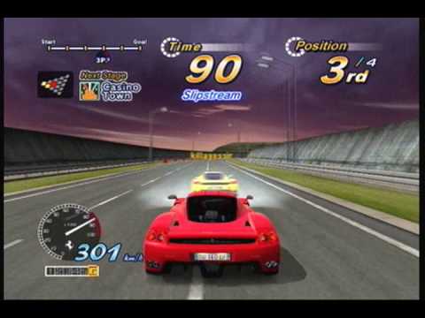 OutRun Online Arcade (Xbox 360) Full 4-car online multiplayer race