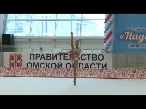 Художественная гимнастика - обруч. Алина Бан, 2 место. 1 разряд.
