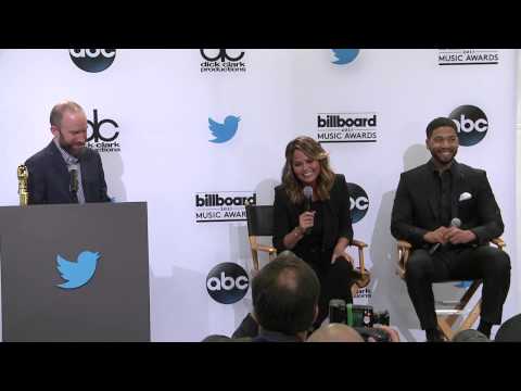 Chrissy Teigen Answers Bruno Mars Superfan's Twitter Question - BBMA Nominations 2015