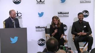 Chrissy Teigen Answers Bruno Mars Superfan's Twitter Question - BBMA Nominations 2015