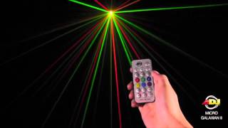 ADJ Micro Galaxian II Red & Green Laser