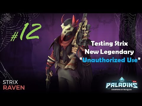 Paladins OB Patch 64 PTS - Testing Strix  New Legendary “Unauthorized Use”