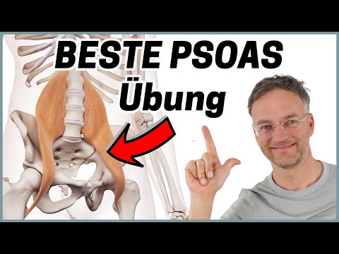 PSOAS dehnen und HÜFTE öffnen (geniale Übung + BONUS ISG)
