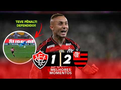 PÊNALTI DEFENDIDO E VITÓRIA DO MENGÃO | Vitória 1x2 Flamengo | MELHORES MOMENTOS | Brasileirão 2026