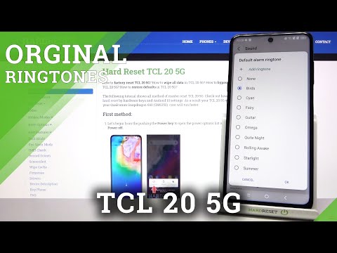TCL 20 5G - Alarm Tones Presentation