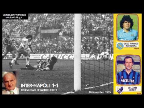 Inter-Napoli 1-1 (10/11/1985) Radiocronaca di Sandro Ciotti (Tutto il calcio minuto per minuto)