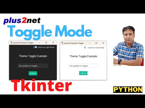 How to Create Custom Themes & Dark Mode Toggle in Python Tkinter (ttkbootstrap)