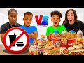 NO FOOD VS FOOD CHALLENGE
