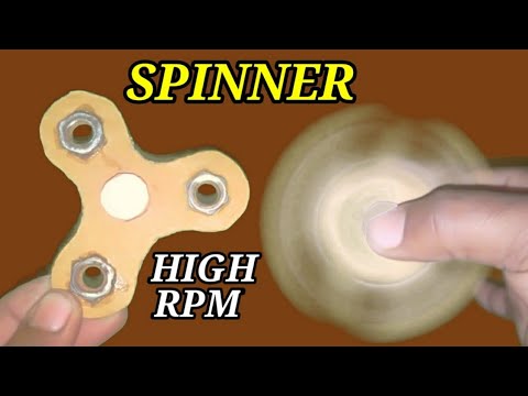 Easy Fidget Spinner Without Bearings TEMPLATE || How To Make Fidget Spinner Cardboard