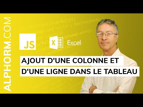 Comment ajouter une colonne et une ligne dans le tableau Excel