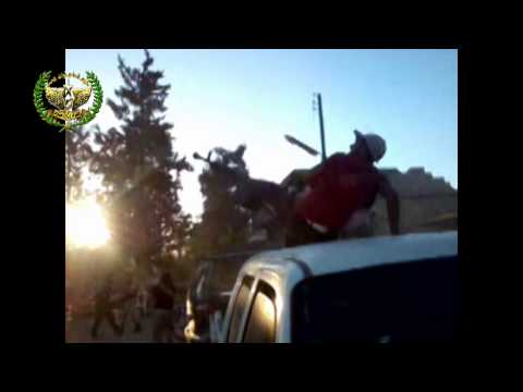 التصدي للطيران الحربي في سماء مدينة مورك في ريف حماة من قبل اللواء السابع قوات خاصة