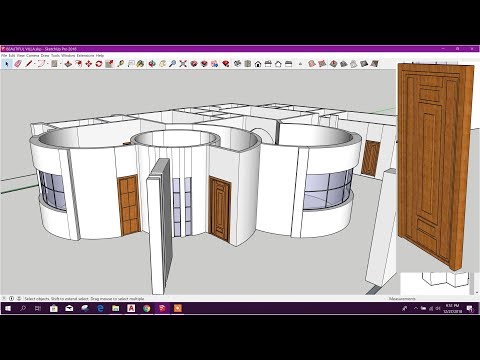 SKETCHUP: MODELING A BEAUTIFUL VILLA -PART3
