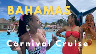 🚢 Cruise Vlog : Bahamas 🇧🇸 Carnival Celebration Key 🔑 Black Girl Day In A Life 🩷
