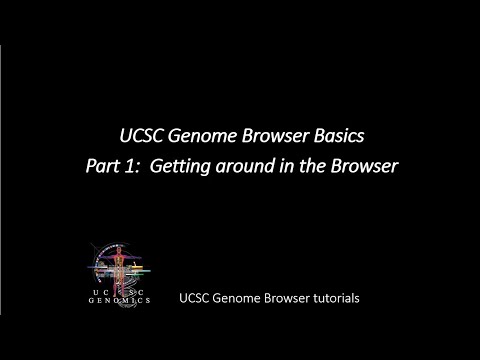 UCSC Genome Browser Basics.  Part 1:  Getting around in the Browser