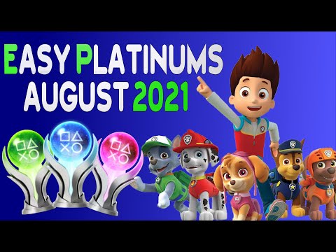 Easiest Platinum Games of August 2021 | $1 Platinums - 5 min Platinums - Crossbuy - PS4 & PS5