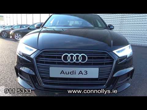 CMG AUDI SLIGO : NEW 191 Audi A3 Saloon 1.6TDI S-Line 116BHP ** Black Edition Pack **