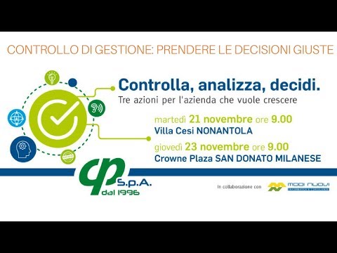 Controllo di gestione in azienda: prendere le decisioni giuste al momento giusto