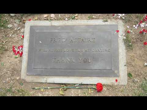 Fred Astaire Grave Adele Astaire Oakwood Cemetery Chatsworth Los Angeles California USA Dec 2020