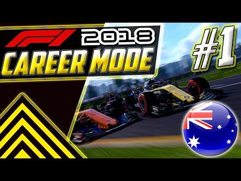 F1 2018 Career Mode Part 1 | Australian GP | OUR ROAD TO GLORY BEGINS!!