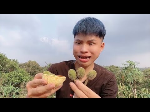 , title : 'Thử Ăn Sầu Riêng Siêu Non Chấm Muối Ớt Siêu Cay | Durian with chili salt'