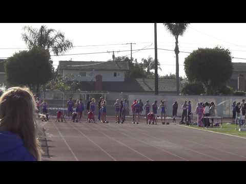 JVB-2 100m vs FV 3-27-14 - Los Alamitos Boys