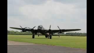 preview picture of video 'Avro Lancaster NX611 'Just Jane' with BBMF Flypast HD'