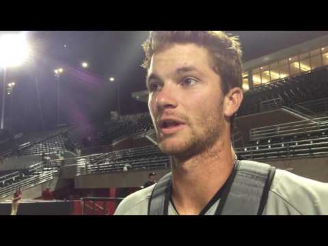 Madison Stokes after 6-4 victory over Alabama