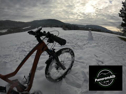 Mountainbike: Winterwonderland: Neuschneetour rund um Weiler i.d.B. // Schwäbische Alb