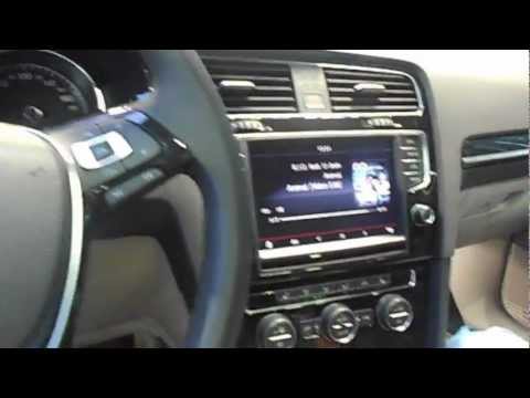 Inside VW Golf 7th Generation in Autostadt,Wolfsburg,Germany