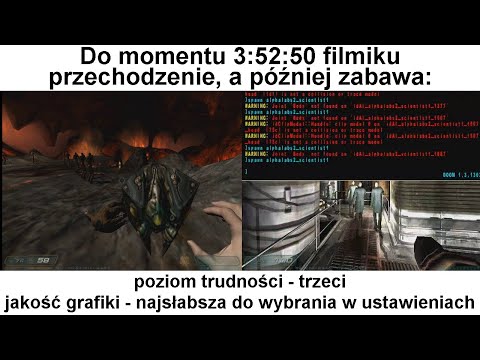 Przechodzę grę Doom III - 3.11.2018 r.; później zabawa w ostatnim poziomie i w 2. sektorze Alfy
