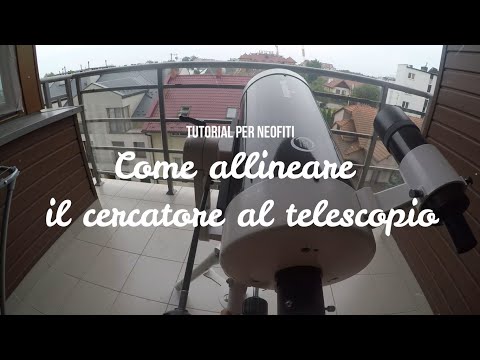 Come allineare il cercatore al telescopio