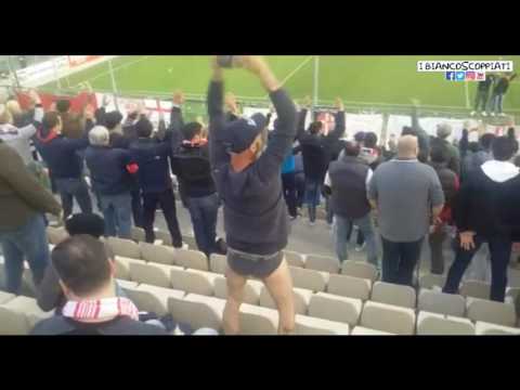 MODENA - PADOVA 0-1 (19-3-17): TIFOSO BIANCOSCUDATO SI DENUDA