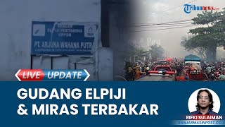 Gudang Elpiji dan Miras di Belitung Darat Terbakar, Warga Sempat Jarah saat Proses Pemadaman