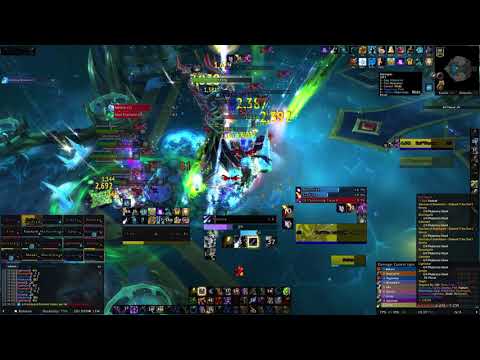 Mythic Kel'thuzad - Venthyr Balance Druid PoV (Downstairs)