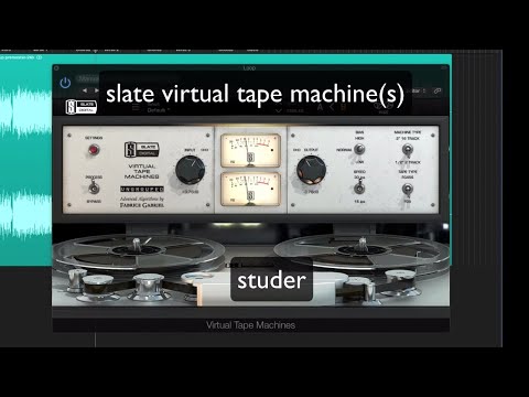 MixBus Tape Saturation with Slate Digital VTM Vitrual Tape Machines