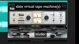 MixBus Tape Saturation with Slate Digital VTM Vitrual Tape Machines