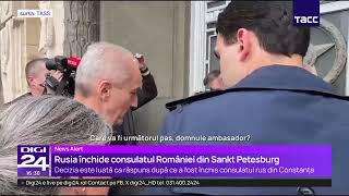 Rusia închide consulatul român din Sankt-Petersburg, după măsurile României în cazul Galați