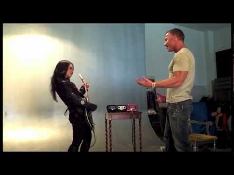 Raven Quinn - Behind the Scenes at Neil Zlozower Photo Shoot 2011