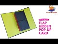 DIY Hidden Flap Card Tutorial | Handmade Pop-Up Card Idea | Dhara Craft Creation