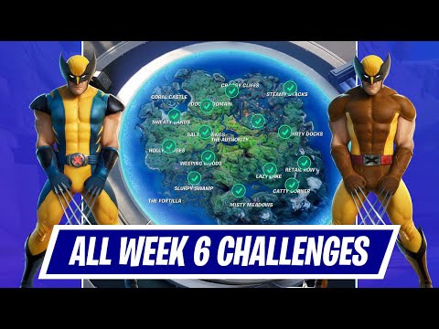 All Week 6 Challenges Guide in Fortnite Chapter 2 Season 4 | How to complete Week 6 Challenges