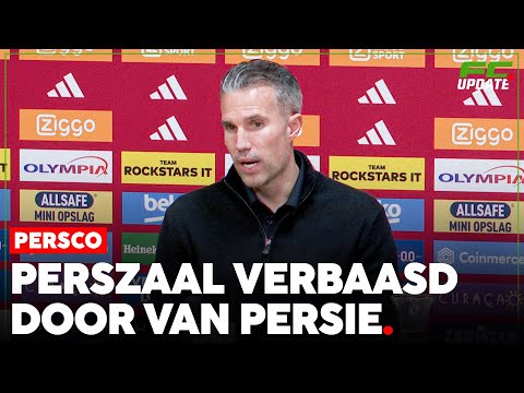 Perszaal verbaasd door Van Persie na Ajax - Feyenoord: 'Sorry dat ik je onderbreek...' l FCUpdate