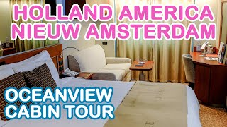 Nieuw Amsterdam: Oceanview Cabin Tour (Holland America)