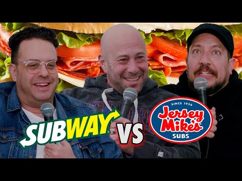Subway vs Jersey Mike's subs with Aaron Berg |  Sal Vulcano & Joe DeRosa are Taste Buds | EP 116