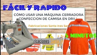 DIY CONFECCIÓN DE CAMISA INDUSTRIAL 🎁  | COMO PONER CUELLO EN CAMISA 🔥  “1 MINUTO” | FABSI SAC