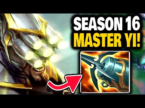 HOW to MASTER YI jungle in SEASON 16!!!
