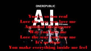 A.I - ONE REPUBLIC ft. Peter Gabriel - LYRICS VIDEO