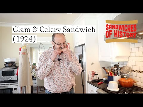 Clam and Celery Sandwich (1924) on Sandwiches of History