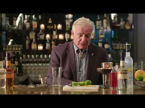 How to - De Kuyper Cosmopolitan by Dale DeGroff