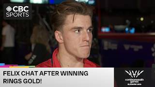 Félix Dolci says it was his 'duty' to grab the rings for Commonwealth Games gold