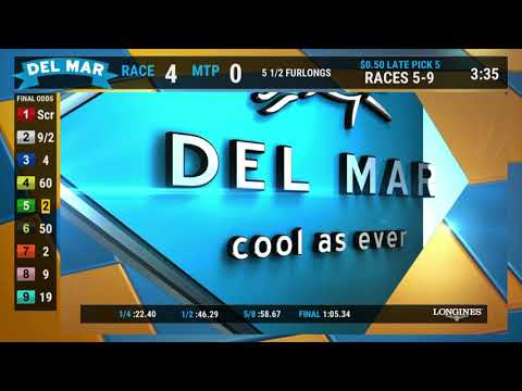 No Wine Untasted Wins Race 4 at Del Mar 8/12/18